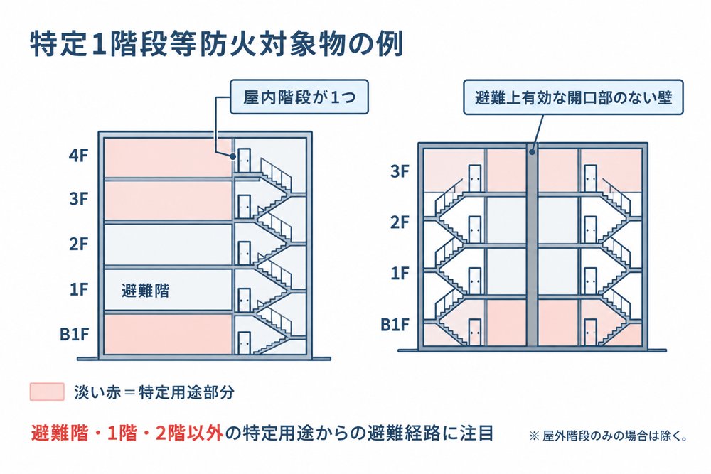 特定1階段等防火対象物の例